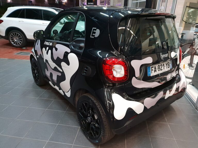 Smart Fortwo avec covering personnalisé camo