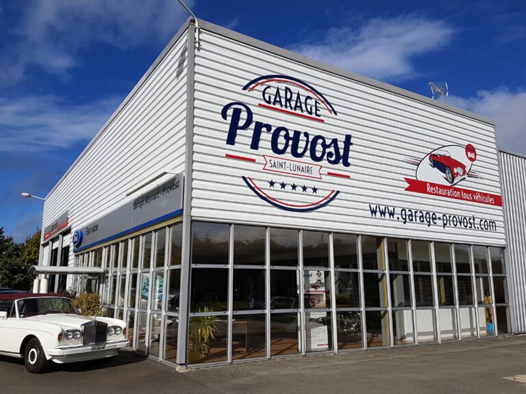 Enseigne du Garage Provost à Saint-Lunaire