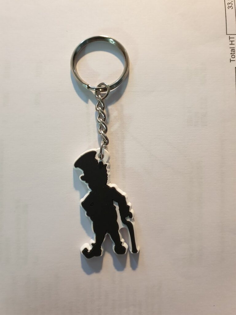 Porte-clés personnalisé en forme de personnage