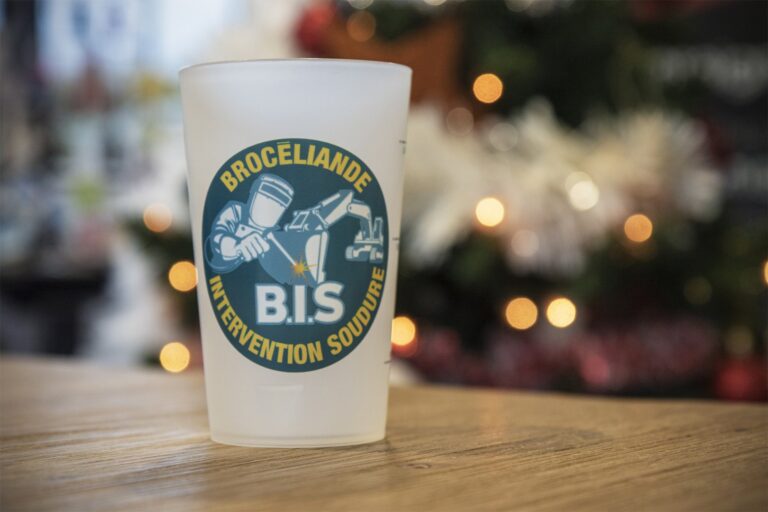 Gobelet réutilisable personnalisé Brocéliande Intervention Soudure